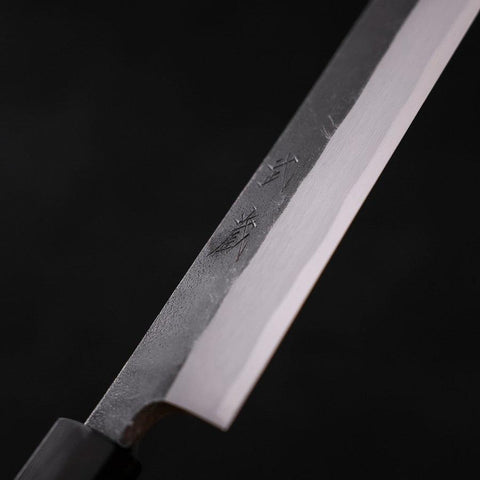 Sakimaru Takohiki Blue Steel #2, Kurouchi Büffelhorn und Wenge Griff, 300mm-[Musashi]-[Japan-Küchenmesser]