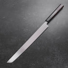 Sakimaru Takohiki White Steel #2 Honyaki Büffelhorn und Ebenholz Griff 300mm-[Musashi]-[Japan-Küchenmesser]