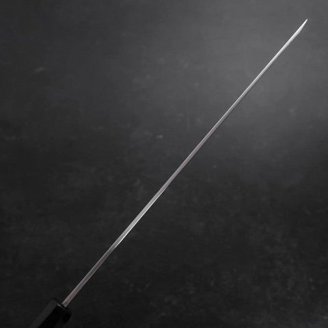 Sakimaru Takohiki White Steel #2 Honyaki Büffelhorn und Ebenholz Griff 300mm-[Musashi]-[Japan-Küchenmesser]