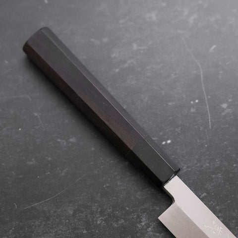 Sakimaru Takohiki White Steel #2 Honyaki Büffelhorn und Ebenholz Griff 300mm-[Musashi]-[Japan-Küchenmesser]