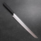 Sakimaru Takohiki White Steel #2 Honyaki Büffelhorn und Ebenholz Griff 300mm-[Musashi]-[Japan-Küchenmesser]