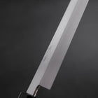 Sakimaru Takohiki White Steel #2 Honyaki Büffelhorn und Ebenholz Griff 300mm-[Musashi]-[Japan-Küchenmesser]
