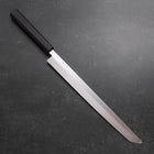 Sakimaru Takohiki White Steel #2 Honyaki Büffelhorn und Ebenholz Griff 300mm-[Musashi]-[Japan-Küchenmesser]