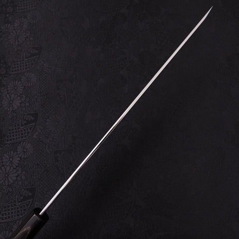 Sakimaru Takohiki White Steel #2 Mond-Fuji Sui-Honyaki Büffelhorn und Ebenholz Griff 270mm-[Musashi]-[Japan-Küchenmesser]
