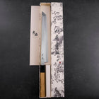Sakimaru Takohiki White Steel #2 Kasumi Büffelhorn und Teak Griff 270mm-[Musashi]-[Japan-Küchenmesser]