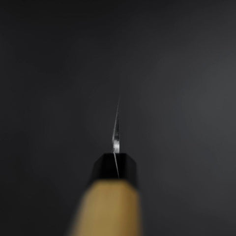 Sakimaru Takohiki White steel #2 Kasumi Büffelhorn und Teak Griff 300mm-[Musashi]-[Japan-Küchenmesser]