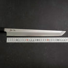 Sakimaru Takohiki White steel #2 Kasumi Büffelhorn und Teak Griff 300mm-[Musashi]-[Japan-Küchenmesser]