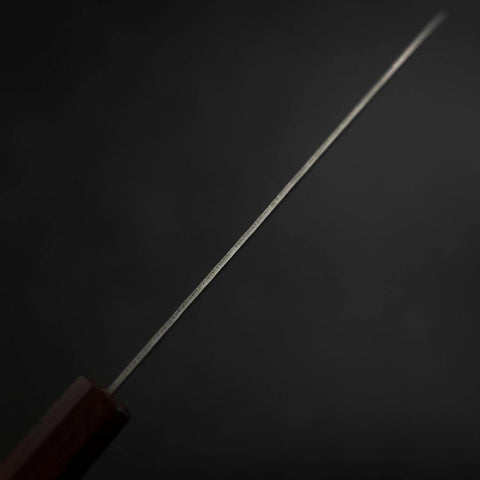 Santoku 440C Nashiji Damast Urushi Griff in Lila 165mm-[Musashi]-[Japan-Küchenmesser]