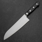 Santoku 440C Poliert Westlicher Griff 180mm-[Musashi]-[Japan-Küchenmesser]