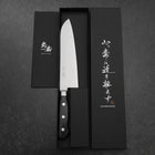 Santoku 440C Poliert Westlicher Griff 180mm-[Musashi]-[Japan-Küchenmesser]