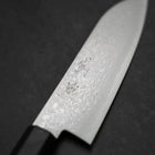 Santoku AUS-10 Damascus Red Cherry Handle 170mm-[Musashi]-[Japan-Küchenmesser]