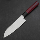 Santoku AUS-10 Damast Roter Kirschholz Griff 170mm-[Musashi]-[Japan-Küchenmesser]