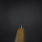 Santoku AUS-10 Kagami Tsuchime Damast Yaki Urushi Griff 165mm-[Musashi]-[Japan-Küchenmesser]