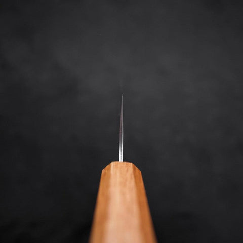 Santoku AUS-10 Nashiji Damast Eichenholz Griff 165mm-[Musashi]-[Japan-Küchenmesser]