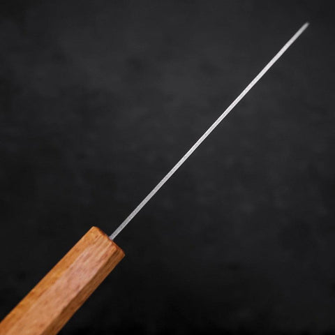 Santoku AUS-10 Nashiji Damast Eichenholz Griff 165mm-[Musashi]-[Japan-Küchenmesser]