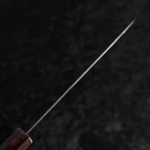 Santoku AUS-10 Nashiji Damast Wenge Griff 165mm-[Musashi]-[Japan-Küchenmesser]