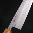 Santoku AUS-10 Nashiji Damast Yaki Urushi Griff 165mm-[Musashi]-[Japan-Küchenmesser]