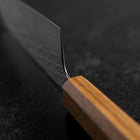 Santoku AUS-10 Nawame Damast Eichenholz Griff 165mm-[Musashi]-[Japan-Küchenmesser]
