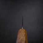 Santoku AUS-10 Nawame Damast Yaki Urushi Griff 165mm-[Musashi]-[Japan-Küchenmesser]