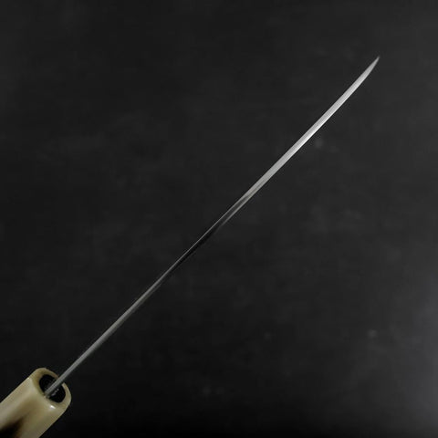 Santoku AUS-10 Nickel Damascus Buffalo Turquoise Handle 170mm (6.7”)-[Musashi]-[Japan-Küchenmesser]