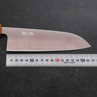 Santoku AUS-10 Poliert Eichenholz Griff 180mm-[Musashi]-[Japan-Küchenmesser]