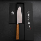 Santoku AUS-10 Poliert Eichenholz Griff 180mm-[Musashi]-[Japan-Küchenmesser]