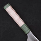 Santoku AUS-10 Poliert Grüner Ahornholz Griff 180mm-[Musashi]-[Japan-Küchenmesser]