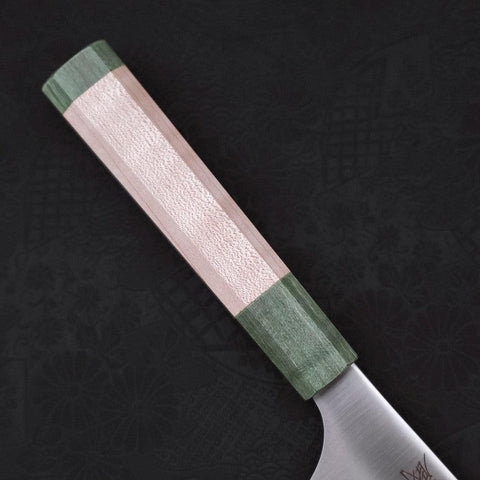 Santoku AUS-10 Poliert Grüner Ahornholz Griff 180mm-[Musashi]-[Japan-Küchenmesser]