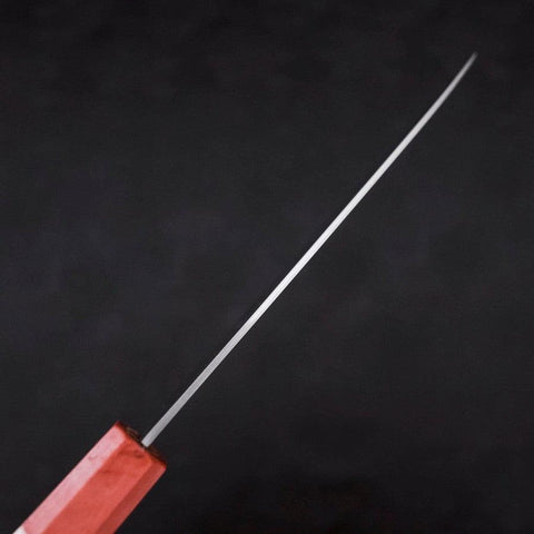 Santoku AUS-10 Poliert Roter Ahornholz Griff 180mm-[Musashi]-[Japan-Küchenmesser]