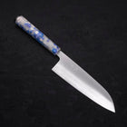 Santoku AUS-10 Polished Ocean White Mix Handle 165mm-[Musashi]-[Japan-Küchenmesser]