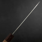 Santoku AUS-10 Tsuchime Damascus Shitan Walnut Handle 180mm (7”)-[Musashi]-[Japan-Küchenmesser]