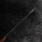 Santoku AUS-10 Tsuchime Damascus Brown Western Handle 180mm (7”)-[Musashi]-[Japanese-Kitchen-Knives]