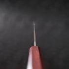 Santoku AUS-10 Tsuchime Damast Lila Urushi Griff 165mm-[Musashi]-[Japan-Küchenmesser]