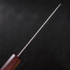 Santoku AUS-10 Tsuchime Damast Lila Urushi Griff 165mm-[Musashi]-[Japan-Küchenmesser]