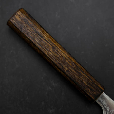 Santoku AUS-10 Wellen-Nickel Damast Sumi Urushi Griff 165mm-[Musashi]-[Japan-Küchenmesser]