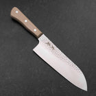 Santoku AUS-6 Tsuchime Westlicher Griff 180mm-[Musashi]-[Japan-Küchenmesser]