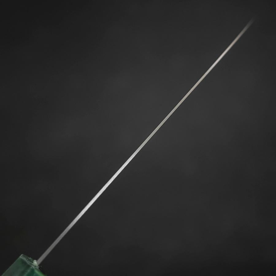 Santoku AUS-8 Poliert Grüner Ozeanplastik Griff 180mm-[Musashi]-[Japan-Küchenmesser]