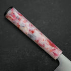 Santoku AUS-8 Poliert Ozeanplastik Sakura Griff 165mm-[Musashi]-[Japan-Küchenmesser]