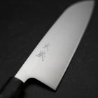 Santoku AUS-8 Poliert Schwarzer Ozeanplastik Griff 165mm-[Musashi]-[Japan-Küchenmesser]