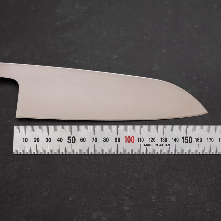 Santoku AUS-8 Poliert Weißer Ozeanplastik Griff 165mm-[Musashi]-[Japan-Küchenmesser]