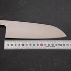 Santoku AUS-8 Poliert Weißer Ozeanplastik Griff 165mm-[Musashi]-[Japan-Küchenmesser]