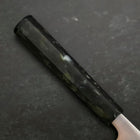 Santoku AUS-8 Polished Ocean Black Handle 165mm (6.5”)-[Musashi]-[Japan-Küchenmesser]