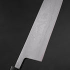 Santoku Aogami-Super Damast Büffelhorn und Magnolienholz Griff 165mm-[Musashi]-[Japan-Küchenmesser]