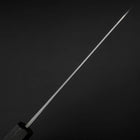 Santoku Blue Steel #1 Edelstahlummantelung Kurouchi Dunkelblauer Urushi Griff 170mm-[Musashi]-[Japan-Küchenmesser]