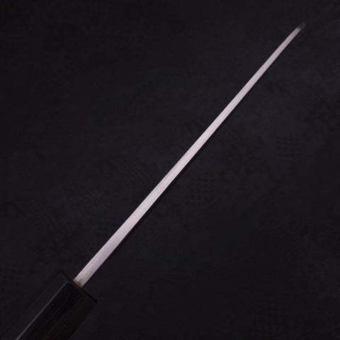 Santoku Blue Steel #2 Hon-Kurouchi Walnut Handle 190mm-[Musashi]-[Japan-Küchenmesser]