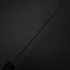 Santoku Blue Steel #2 Kurouchi Chokin Adler und Kiefer Büffelhorn und Ebenholz Griff 165mm-[Musashi]-[Japan-Küchenmesser]