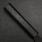 Santoku Blue Steel #2 Kurouchi Dunkelblauer Urushi-Griff 165mm-[Musashi]-[Japan-Küchenmesser]