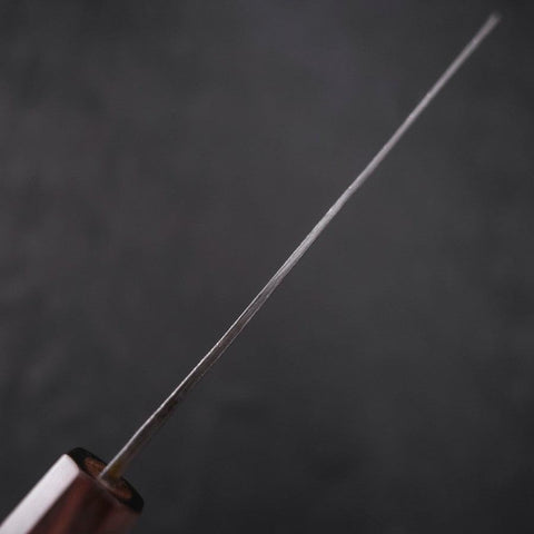 Santoku Blue Steel #2 Kurouchi Ebony Handle 165mm (6.5”)-[Musashi]-[Japan-Küchenmesser]