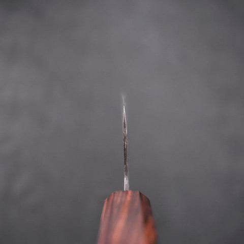 Santoku Blue Steel #2 Kurouchi Sumi Urushi Griff 165mm-[Musashi]-[Japan-Küchenmesser]