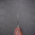 Santoku Blue Steel #2 Kurouchi Sumi Urushi Griff 165mm-[Musashi]-[Japan-Küchenmesser]